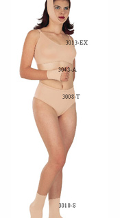 3038-D: Chin Support, Adjustable Velcro Closure (one size fits all) 3013-EX: Bra for Breast Reduction, Pre-Molded Seamless Cup, Adjustable Straps 3043-A: Double Support Wrist Brace  3008-T: Compression Tanga 3010-S: Ankle Stocking, Closed Heels, Open Toes            3038-D: Suporte Mentonera, Cierre de Velcro Ajustable (un tama�o talla) 3013-EX: Brassier para reduccion de pecho, copa cin costura prehormada, ajustable tiras 3043-A: Faja Mu�eca Doble Soporte  3008-T: Tanga Compression 3010-S: Media Tobillo, Cierre Tobillo, Dedos Abierto     